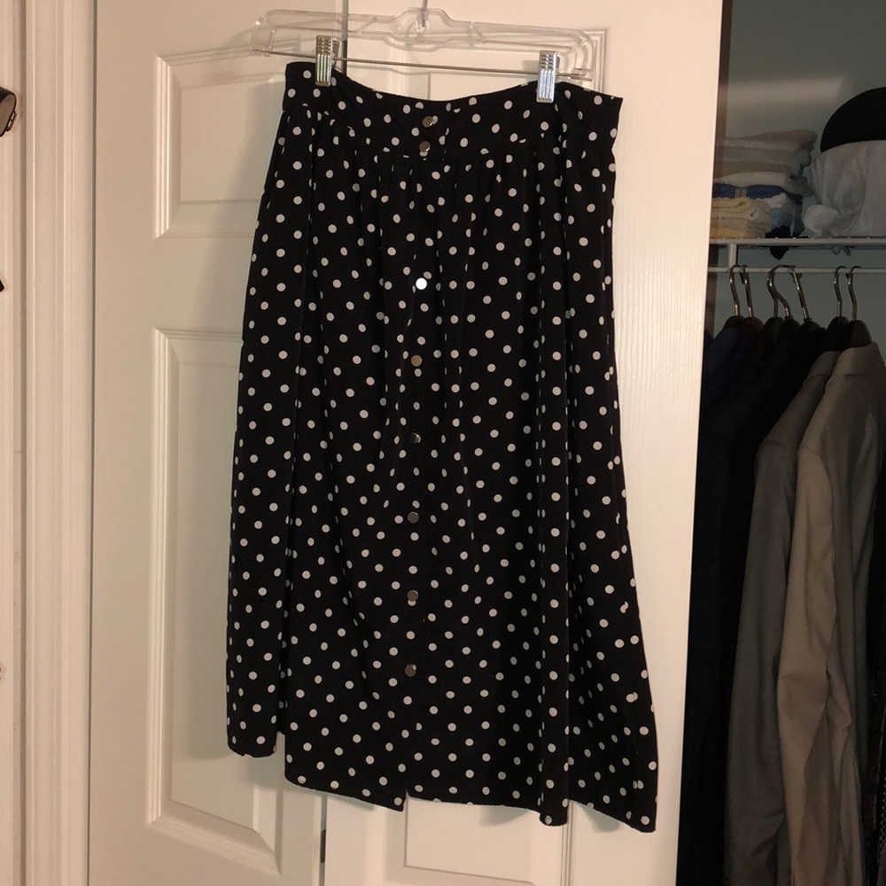 Polka dot skirt